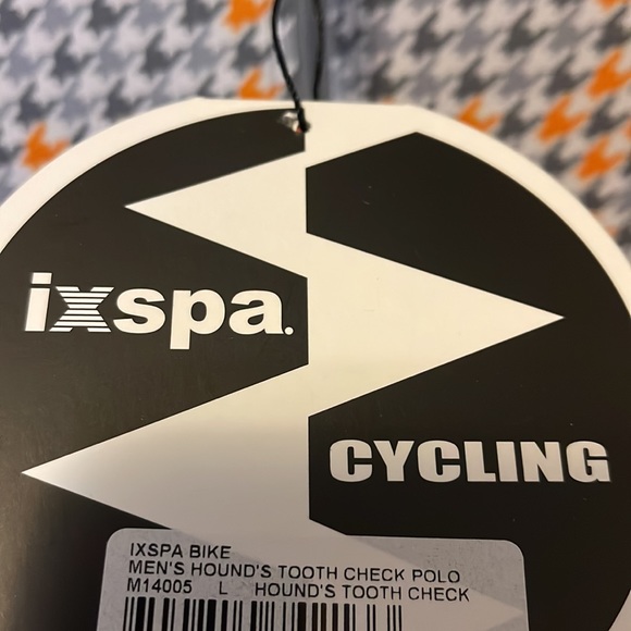 Nwt Ixspa Men's  Hound’s tooth check Size L - Picture 4 of 7